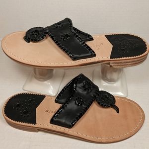 Jack Rogers Palm Beach Flat (Black)